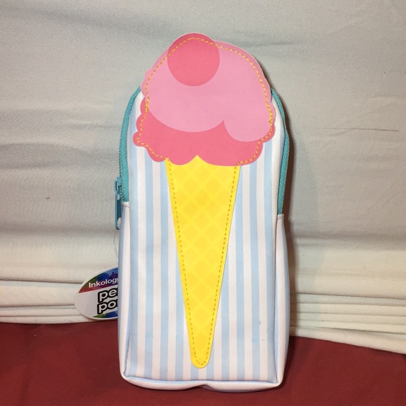 🍦 Ice Cream 🍦 Pencil/Makeup Pouch New With Tags - Picture 3 of 7